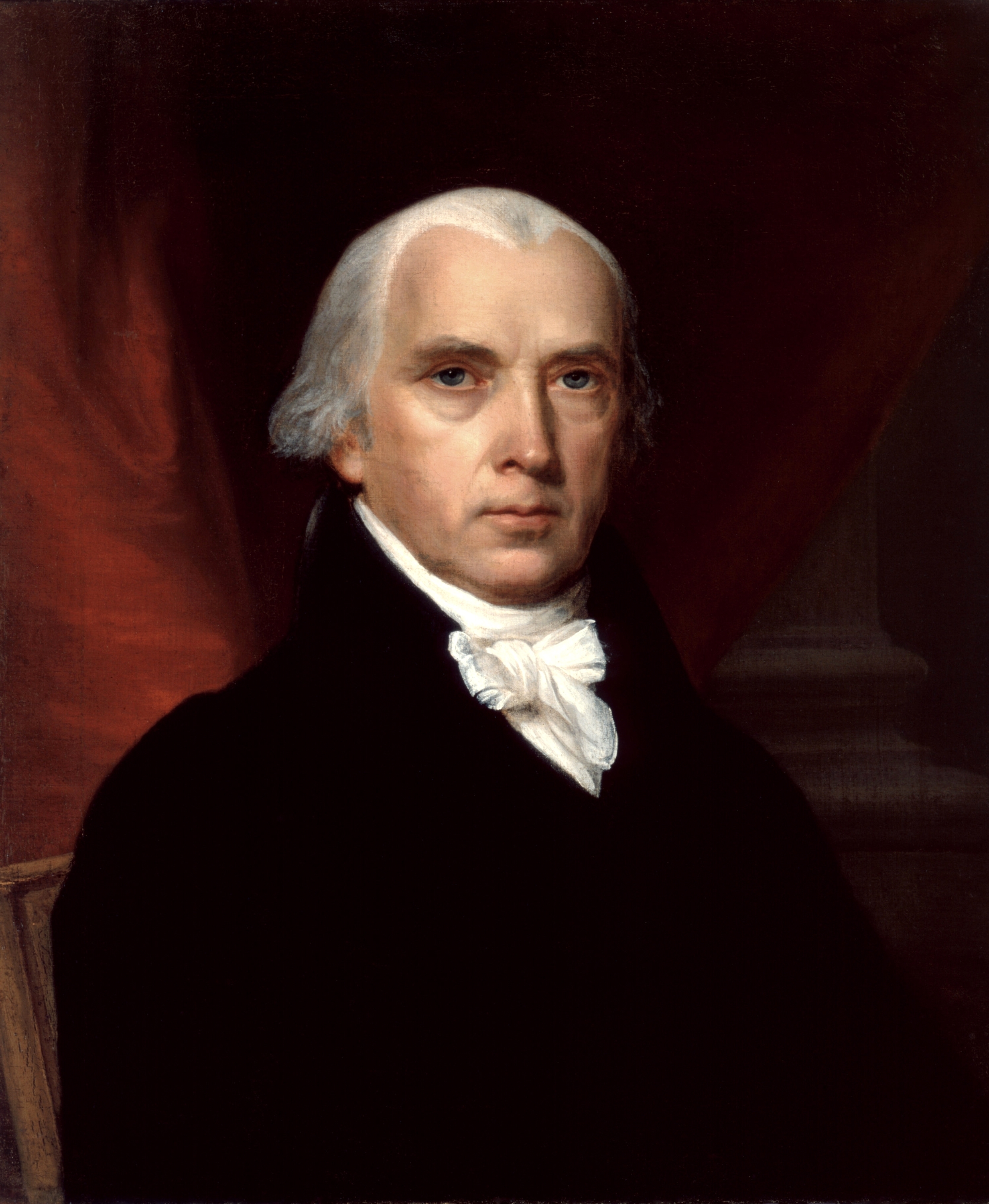 auteur James Madison de la citation Le peuple est la seule fontaine légitime du pouvoir, et c'est d'eux que la charte constitutionnelle, en vertu desquelles les plusieurs branches du gouvernement détiennent leur pouvoir, est dérivée.