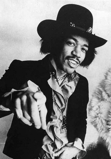 auteur Jimi Hendrix de la citation Lorsque le pouvoir de l'amour surmonte l'amour du pouvoir, le monde connaîtra la paix.