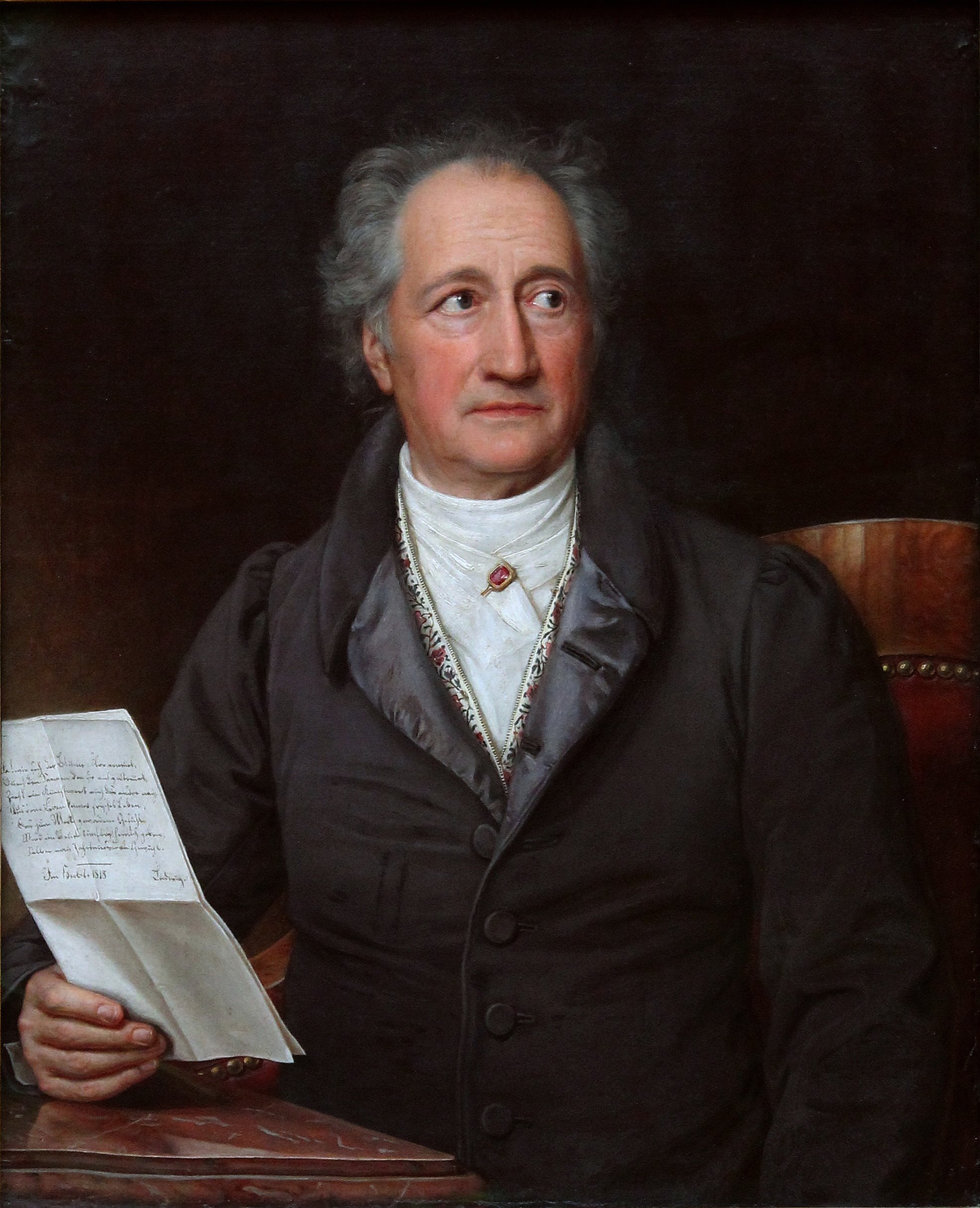 auteur Johann Wolfgang von Goethe de la citation Un mot prononcé est une chose terrible quand elle prononce soudainement ce que le cœur a permis depuis longtemps.