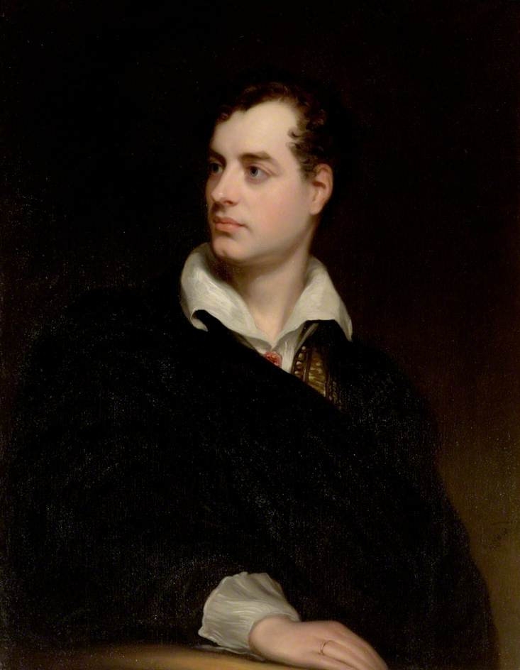auteur Lord Byron de la citation L'amour gouverne le camp, la cour, le bosquet - car l'amour est le paradis, et le paradis est l'amour.