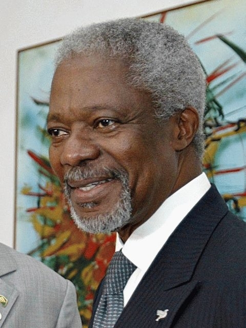 auteur Kofi Annan de la citation Le bonheur de toute société commence avec le bien-être des familles qui y vivent.
