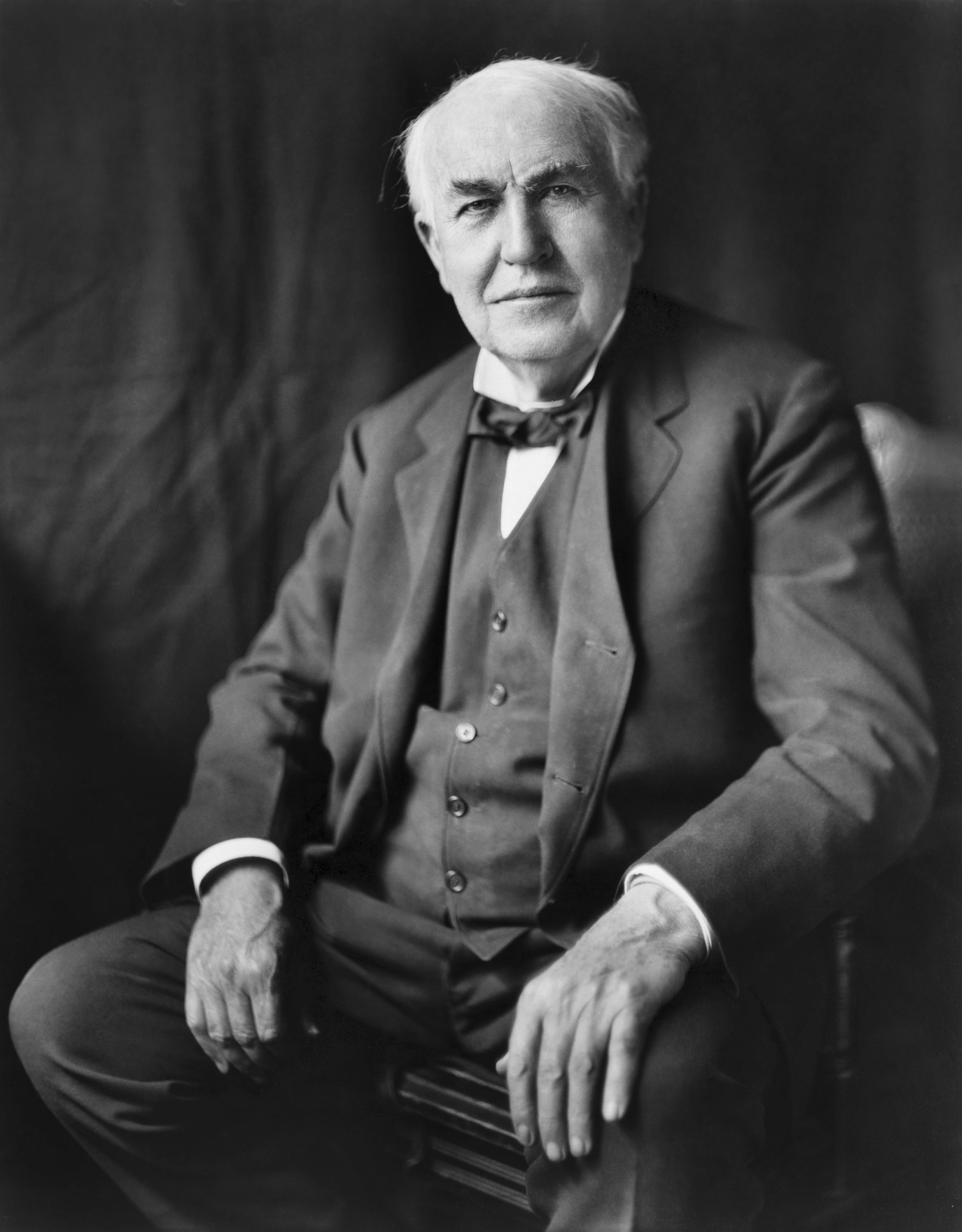 auteur Thomas Edison de la citation Je suis végétarien et anti-alcoolique : ainsi je peux faire un meilleur usage de mon cerveau.